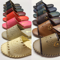 고급 가죽 슬리퍼 실내화 호텔 실내 실내용 거실 여성 레자 예쁜 거실화, 네이비, 1개