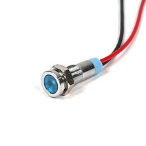 미니 LED 8mm DC 12v 24v 겸용, 파랑