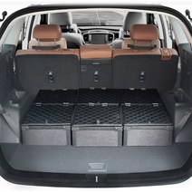 BMW 520d트렁크정리함 캠핑 겨울 필수, 02.가죽 엠보 트렁크정리함, 대형