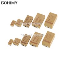 탄탈륨 커패시터 A/B/C/D 10 개 100UF 0.22 미크로포맷 1 4.7 22 33UF 47UF 6.3V 16V 25V 35V 50V 3216 352, 51 C 16V33UF 336