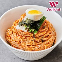 [웰리트(Welleat)] 유천 비빔 메밀면 밀키트 (2인분)