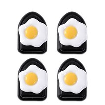 4PCS 동물 자동차 후크 벽 마운트 홈 장식 꽃 잡화 홀더 후크 다기능 마스크 키 주최자 옷걸이 옷걸이, Egg -  4 PCS