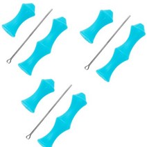 1 pc 양궁 손가락 가드 보우 스트링 핑거 세이버 탭 리 커브 보우 실리콘 핑거 릴리스 핑거 프로텍터 기어 액세서리, CHINA, Blue 3pcs