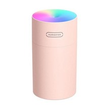 West Biking 미니 휴대용 USB 가습기 초음파 정수기 디퓨저 스팀 미스트 메이커 홈 오피스 자동차 분무기 테라피, 핑크 2