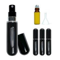 제로캔들 향수공병 5ml, 블랙 4개