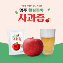 영주햇살듬뿍 사과즙 100ml 30팩 50팩 80팩