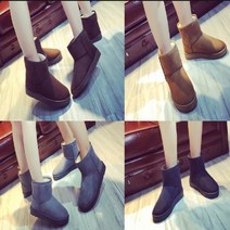 남녀공용 올겨울 핫아이템 어그부츠 스타일 숏부츠 미들부츠 푹신한 안감털부츠 방한부츠 앵글부츠 앵클부츠 빅사이즈부츠 (230-270mm)