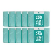 이지캔 16L 20L 21L 공용 리필 봉투 250, 25개