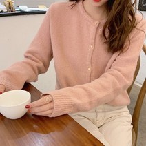 [바보사랑] 믹스베리 라운드 니트 가디건 (mknit1450)