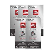 일리커피 에스프레소 포르테 캡슐 10개 Illy Espresso Forte Capsules, 5팩