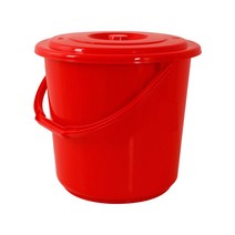 파트너 바케스 BN 플라스틱 양동이 음식물 쓰레기통 휴지통, 20L(레드), 1개