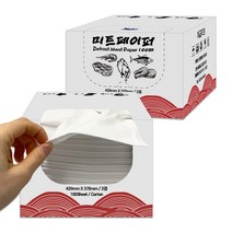 생선 육류 해동지 100매 소분 가정용 키친타월 미트페이퍼, 100개입, 1개