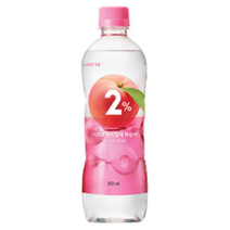 롯데칠성 2% 이프로부족할때 복숭아 350ml, 22개