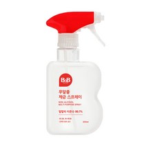 비앤비 무알콜 제균 스프레이 용기형 300ml, 3개