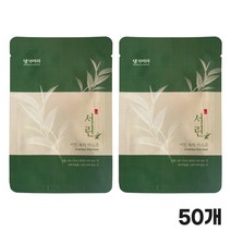 댕기머리 서린 어린 녹차 영양 마스크팩 22ml x 50개 대용량팩 시트팩, 댕기머리 서린 어린 녹차 마스크팩 22ml x 50개
