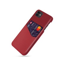 카드수납 아이폰11케이스(레드) 아이폰카드케이스
