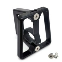 자전거 수리 도구 litepro brompton 전면 가방 캐리어 블록 자전거 가방 브래킷 7075 알루미늄 합금 69g, 검은색, 1개