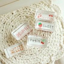 퍼니맨크리스탈스탬프Ver2(걸리쉬시리즈)/영문스탬프/도장/다이어리꾸미기, 러블리