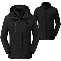 gopune 여성 아웃도어 재킷 뒤 플리스 마운틴 파커 윈드 브레이커 아우터웨어 3in1 코트 등산복 산걸