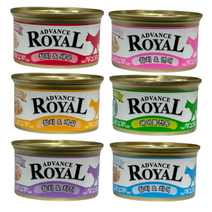 어드밴스 고양이캔 콤보, 혼합 6종, 85g, 6개