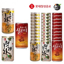 음료 미니캔 소캔 실론티&참맑은헛개차&옥수수염차 헛개차 액상차 175ml 각10개(총30개) X 수염차 홍차, 상세페이지 참조