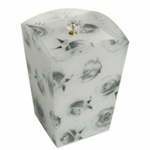 NFD379816아크릴 학교 휴지통 (대) 부산아크릴 사무실 장미 수거함 한지, 옵션/핑크장미