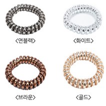 자국없는전화선머리끈 전화줄머리끈 스프링머리끈