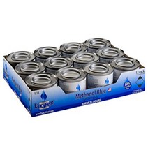 Methanol 7-Ounce Entertainment Cooking Fuel 12 -Pack Gel Chafing Cans null, 1, Blue
