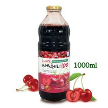 타트체리 원액 NFC 착즙 100% 터키산 타트체리즙 타트제리 쥬스 사워체리 비농축 과즙 타르트체리 다트체리주스 효능 먹는법 멜라토닌 안토시아닌 프리미엄타트체리100 HACCP, 1개, 1000ml
