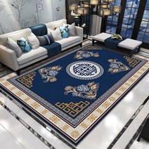 극세사 대형 단모 거실 카페트 러그 중국 스타일 넓은 공간 미끄럼 방지 카펫 3D 인쇄 사무실 커피 테이블 바닥 매트 홈 침실 서재