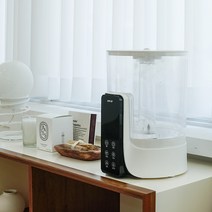 감탄 주파집 프리미엄 대용량 초음파 가습기 6L HF02H, 옵션3 휴대용 미니 무선 가습_화이트