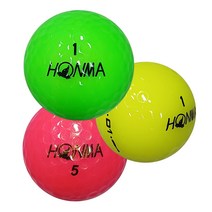 혼마 컬러 로스트볼 30알 고급형 / 고반발 2 3 피스 혼합 / 겨울전용 컬러 골프투어 추천