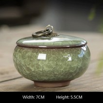 반려 동물 화장 납골당 장례 추모 유골함 진공 루세떼함 식장 스톤 비석 애견 제사 애완, 연한 초록색