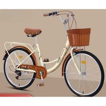 바구니자전거 자전거 레트로 출퇴근 클래식 가벼운, 상세 페이지 참고, 비앙키  26인치