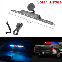 블루투스카팩 무선 블루투스 트랜스미터 카팩 Solar rgb car strobe warning light led 충돌 방지 조명 플래셔 스트로보스코프 비상 경고 조명 주차 신호, 태양열 USB B 스타일
