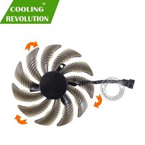 88MM PLD09210S12HH T129215SU 비디오 카드 팬 쿨러 GIGABYTE X 1050 1060 1070 Ti GV-RX570 580 AORUS RX 470 480, Clockwise Fan