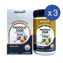 모에버 [Morever] 뉴질랜드 프로폴리스 3500 300캡슐, 3개