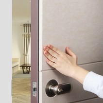 [ 가성비 ] 방마다방음 흡음판 원룸 아파트현관 방음문 셀프공사 차음재시공, 방마다방음 문고리세트 베이지 74, 1개