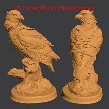 독수리 세트 3d 모델 STL 구호 cnc 형식 3D stl 파일 동물 새, 01 3D Print File