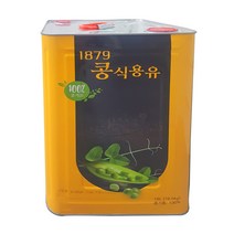 1879 콩식용유 100%콩기름 업소용 대용량 18L, 1개