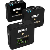 로데 고2 Rode Wireless GO II 듀얼 채널 무선 마이크 시스템, WIGO II Dual