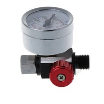 페인트 스프레이 건 공기 압력 조절기 컨트롤러 호환 게이지 자동차 자동 수리 페인트 도구 분무기 액세서리 공압