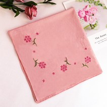 DIY 자수 손수건 50 x 50 cm 하늘비즈 C11 I473E453, 07
