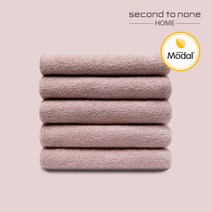 [세컨투넌] 프리미엄 코튼모달 5050 호텔 수건 200gx5팩, 없음, 핑크 5팩