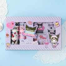 Ver3 스티커 (퍼플) 선물세트 마스킹테이프 쿠로미, 상세페이지 참조, 상세페이지 참조, 상세페이지 참조