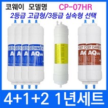 코웨이 CP-07HR 1년세트 정수기필터호환 실속형, 2등급 고급형