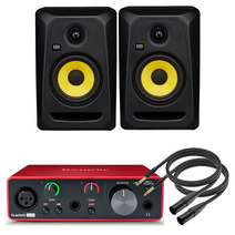 포커스라이트 스칼렛 솔로 3G x KRK Classic 5 스피커 패키지