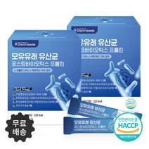 모유 유래 유산균 포스트바이오틱스 프롤린 스틱 분말 30스틱 성분 유산균 분말 스틱형 모유유래 알파 17종 혼합 유산균 프락토 올리고당을 한번에 1일1포, 2박스