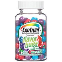 센트룸 Centrum 플레이버 버스트 멀티비타민 믹스드 프루트 어덜트 츄 120개입