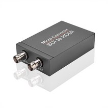 미니 HD 3G SDI to HDMI 호환 컨버터 HDMI-SDI 비디오 마이크로 컨버터와 오디오 자동 포맷 감지, 02SDI to HDMI